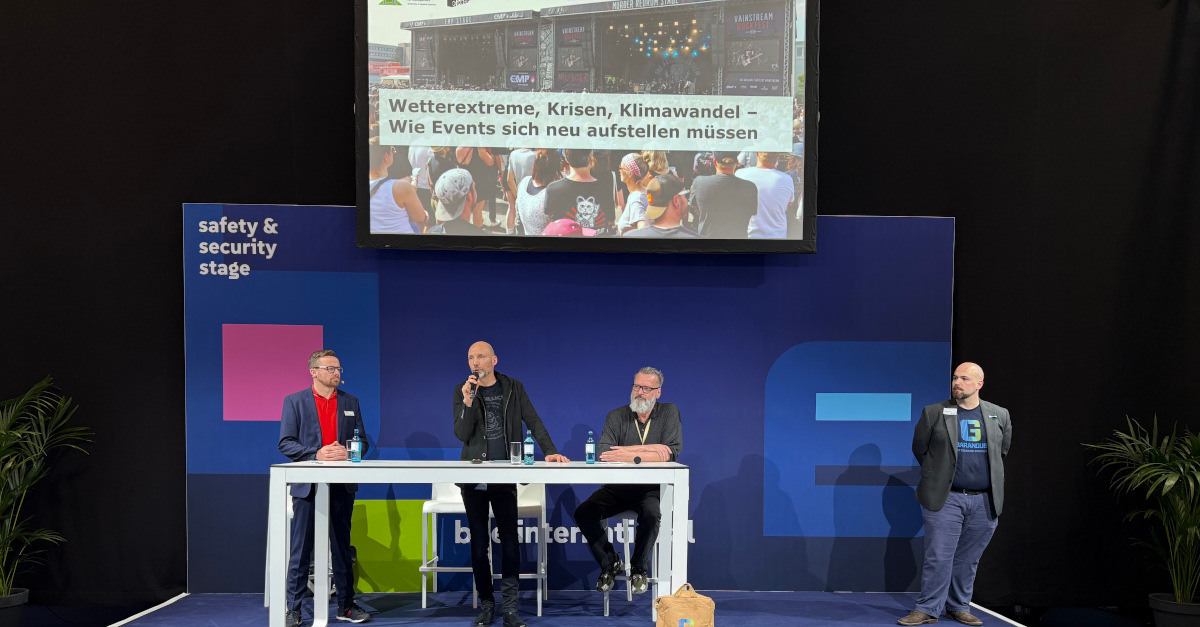 Blick auf die Podiumsdiskussion auf der Best Of Events International 2026.